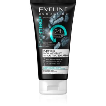 Eveline Cosmetics FaceMed+ čisticí pleťový gel 3 v 1 pro mastnou a smíšenou pleť 150 ml
