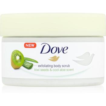Dove Exfoliating Body Scrub Kiwi Seeds & Cool Aloe zjemňující tělový peeling 225 ml