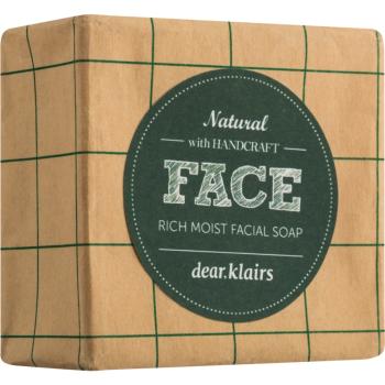 Klairs Rich Moist Facial Soap tuhé mýdlo pro citlivou pleť 100 g