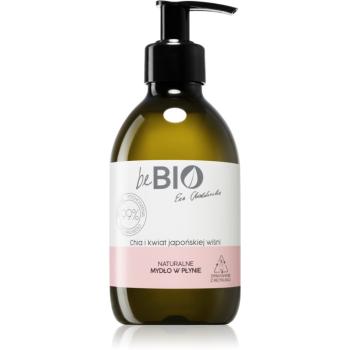 beBIO Chia & Japanese Cherry Blossom přírodní tekuté mýdlo na ruce 300 ml