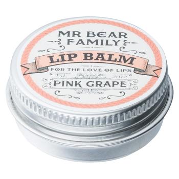 Mr Bear Family Pink Grape balzám na rty pro muže 15 ml