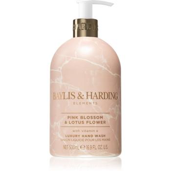 Baylis & Harding Elements Pink Blossom & Lotus Flower tekuté mýdlo na ruce 500 ml