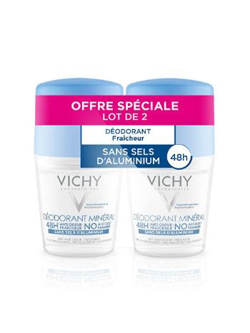 Vichy Minerální kuličkový deodorant (Mineral Deodorant) 2 x 50 ml