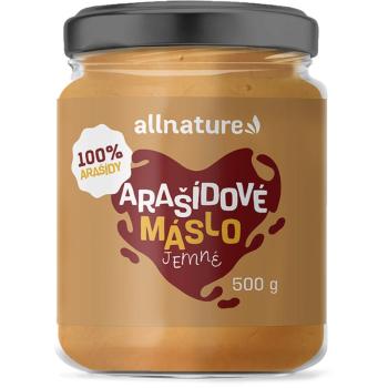Allnature Arašídové máslo jemné ořechová pomazánka 500 g