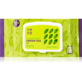 Holika Holika Pure Essence Green Tea osvěžující ranní maska s výtažkem zeleného čaje 30 ks
