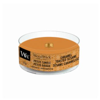 WoodWick Vonná svíčka Petite Caramel Toasted Sesame 31 g