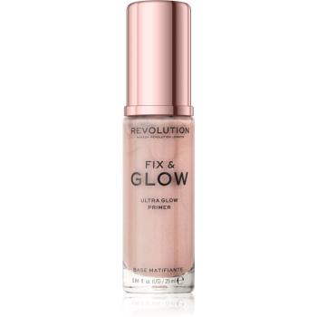 Makeup Revolution Fix & Glow rozjasňující podkladová báze 25 ml