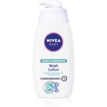 Nivea Baby Pure & Sensitive mycí gel na obličej, tělo a vlasy 500 ml