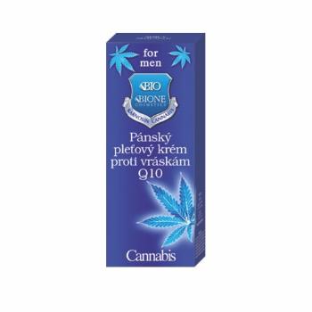 Bione Cosmetics Pánský pleťový krém proti vráskám Q10 Cannabis 40 ml