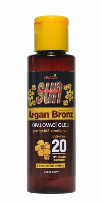Vivaco Sun opalovací olej s Bio-arganovým olejem SPF20 100 ml