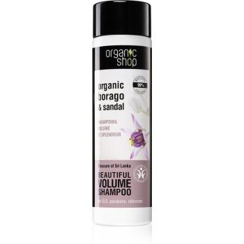 Organic Shop Organic Borago & Sandal objemový šampon 280 ml