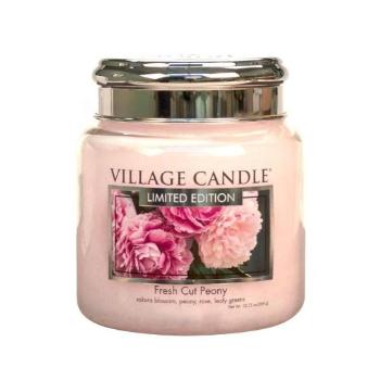 Village Candle Vonná svíčka ve skle Fresh Cut Peony 390 g