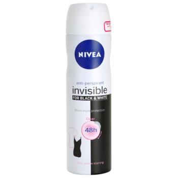Nivea Invisible Black & White Clear antiperspirant ve spreji 150 ml