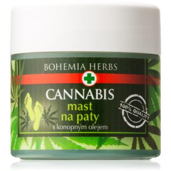Bohemia Gifts & Cosmetics Cannabis mast na zrohovatělou kůži chodidel s konopným olejem 120 ml