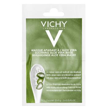 Vichy Zklidňující pleťová maska s aloe vera (Soothing Aloe Vera Mask) 2 x 6 ml