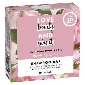 Love Beauty and Planet Tuhý šampon s růžovým olejem a máslem muru muru (Shampoo Bar) 90 g