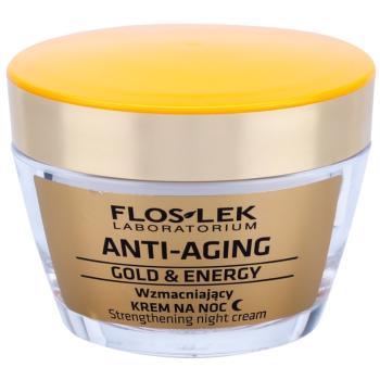 FlosLek Laboratorium Anti-Aging Gold & Energy posilující noční krém 50 ml