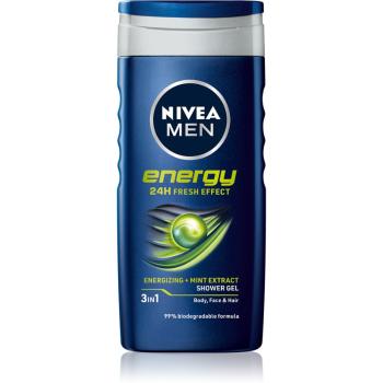 Nivea Men Energy sprchový gel na tvář, tělo a vlasy 250 ml