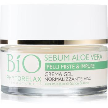 Phytorelax Laboratories Bio Sebum Aloe Vera hydratační gel krém na redukci mastnoty pleti 50 ml