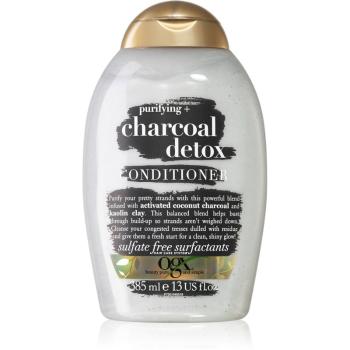OGX Charcoal Detox čisticí kondicionér pro oslabené vlasy 385 ml