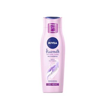 Nivea Pečující šampon s mléčnými a hedvábnými proteiny na unavené vlasy bez lesku Hairmilk Shine (Care Shampoo) 400 ml