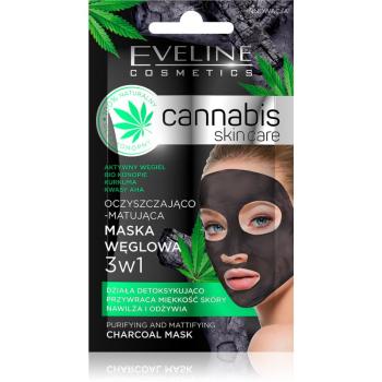 Eveline Cosmetics Cannabis čisticí jílová pleťová maska 7 ml