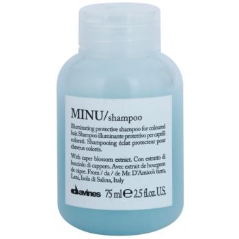 Davines Minu Caper Blossom ochranný šampon pro barvené vlasy 75 ml