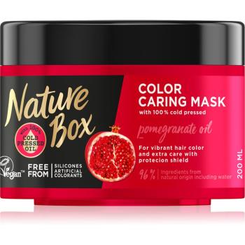Nature Box Pomegranate vyživující a hydratační maska na vlasy pro ochranu barvy 200 ml