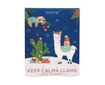 Technic Technic Adventní kalendář koupelové péče Keep Calma Llama - SLEVA - pomačkaný obal sady