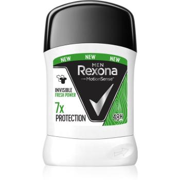Rexona Invisible Fresh Power tuhý antiperspirant pro muže 50 ml