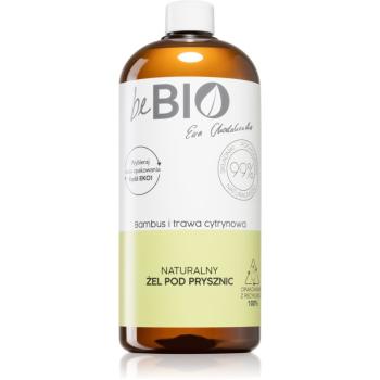 beBIO Bamboo & Lemongrass osvěžující sprchový gel 1000 ml