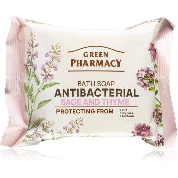 Green Pharmacy Sage & Thyme přírodní tuhé mýdlo s antibakteriální přísadou 100 g