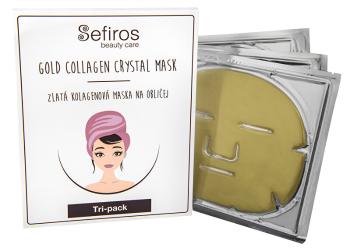 Sefiros Zlatá kolagenová maska na obličej (Gold Collagen Crystal Mask) 3 ks
