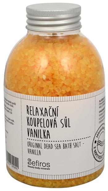 Sefiros Relaxační koupelová sůl Vanilka (Original Dead Sea Bath Salt) 500 g