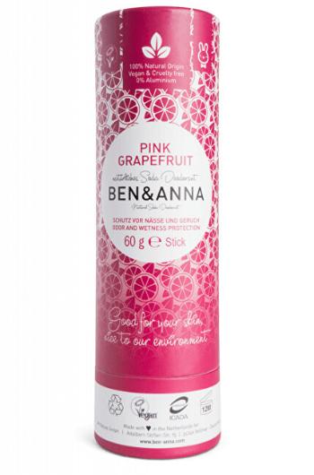 BEN & ANNA Tuhý deodorant BIO 60 g - Růžový grapefruit