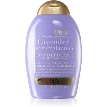 OGX Lavender Platinum tónovací kondicionér pro studené odstíny blond 385 ml