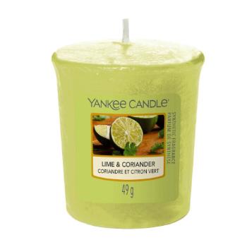 Yankee Candle Aromatická votivní svíčka Lime & Coriander 49 g