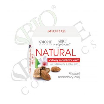 Bione Cosmetics Výživný mandlový krém na velmi suchou a citlivou pleť Natural 51 ml