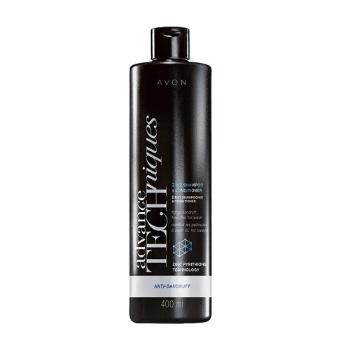 Avon Šampon a kondicionér 2 v 1 s Pyrithionem zinku proti lupům Advance Techniques (2 In 1 Shampoo & Conditioner) 400 ml