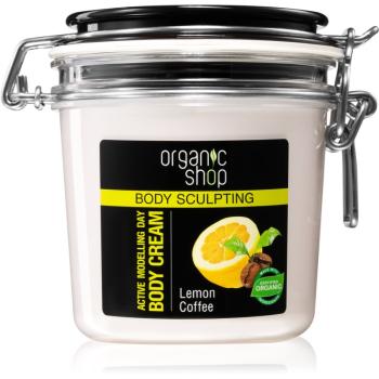 Organic Shop Body Sculpting Lemon Coffee jemný tělový krém s remodelujícím účinkem 350 ml