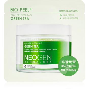Neogen Dermalogy Bio-Peel+ Gauze Peeling Green Tea peelingové pleťové tamponky pro rozjasnění a hydrataci 1 ks
