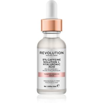 Revolution Skincare 5% Caffeine solution + Hyaluronic Acid sérum na oční okolí 30 ml