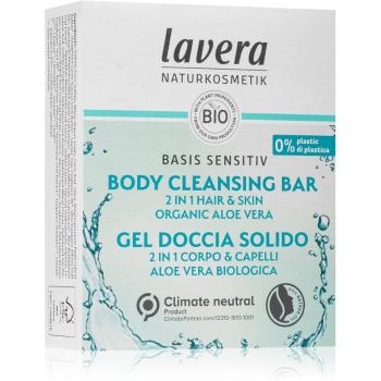 Lavera Basis Sensitiv tuhé mýdlo na tělo a vlasy 50 ml