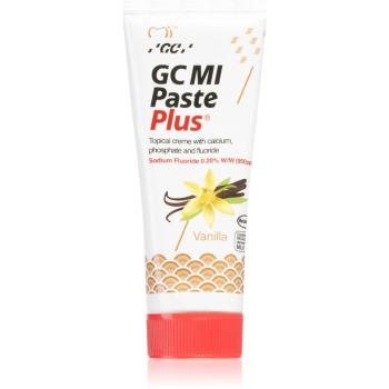 GC MI Paste Plus remineralizační ochranný krém pro citlivé zuby s fluoridem příchuť Vanilla 35 ml