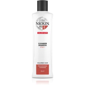 Nioxin System 4 Color Safe Cleanser Shampoo jemný šampon pro barvené a poškozené vlasy 300 ml