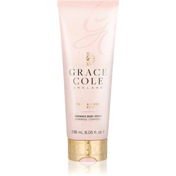 Grace Cole Vanilla Blush & Peony rozjasňující tělový peeling 238 ml