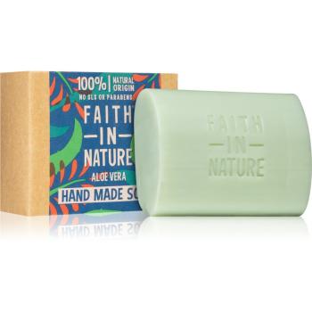 Faith In Nature Hand Made Soap Aloe Vera přírodní tuhé mýdlo s aloe vera 100 g