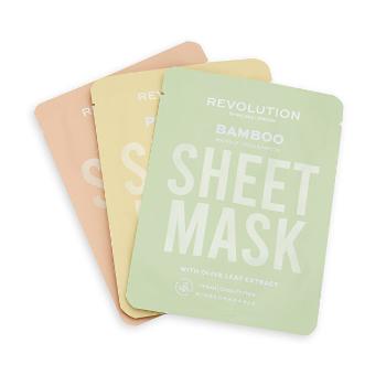 Revolution Skincare Sada pleťových masek pro suchou pleť Biodegradable (Dry Skin Sheet Mask)