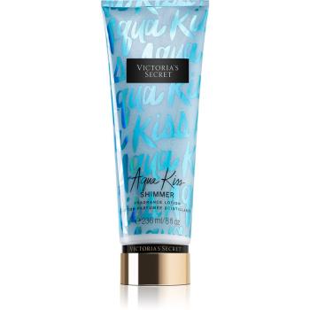 Victoria's Secret Aqua Kiss Shimmer tělové mléko se třpytkami pro ženy 236 ml