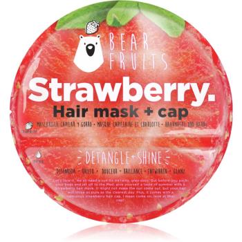 Bear Fruits Strawberry maska na vlasy pro lesk a hebkost vlasů